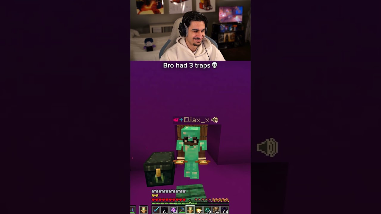 Bro had 3 traps...