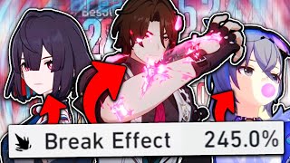 I used the FULL Break effect team and everyone became a DPS. - Honkai: Star Rail