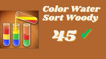 Color Water Sort Woody Puzzle Level 45