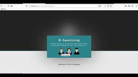 Tutorial Setting Referensi TA Aplikasi E Learning Berbasis Web
