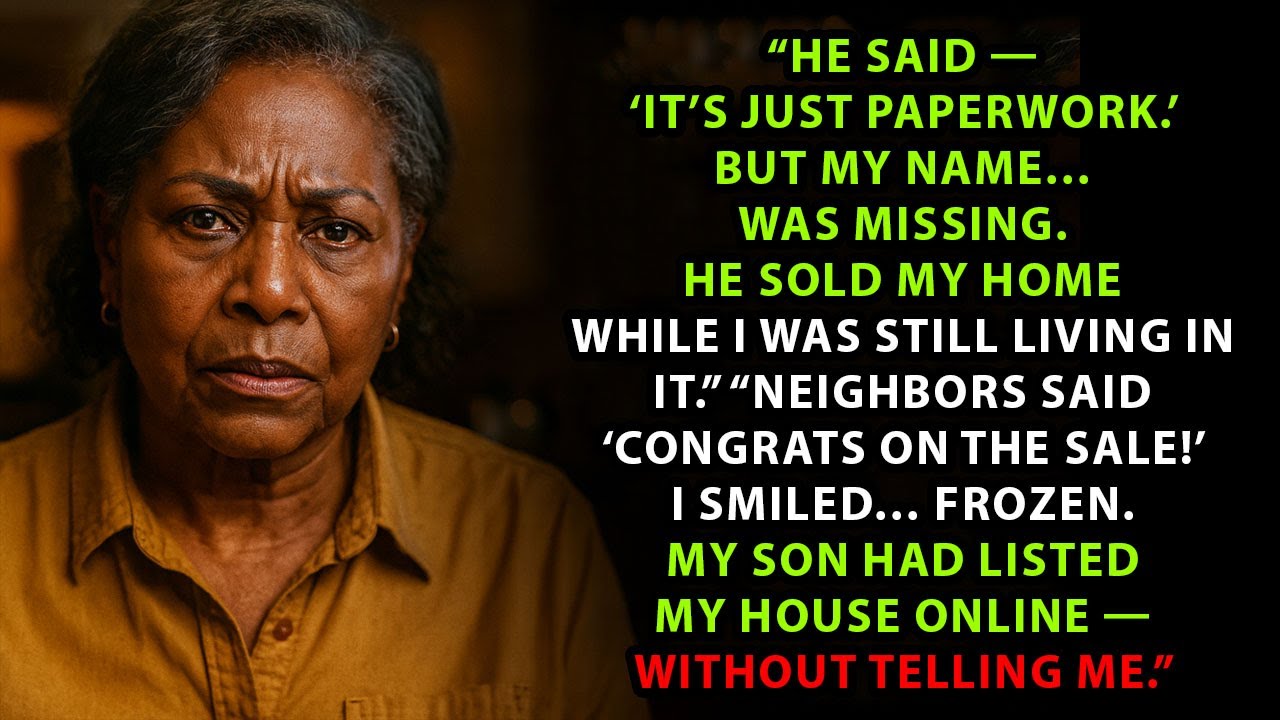 “My Son Sold My House Before I Was Even Dead” - YouTube