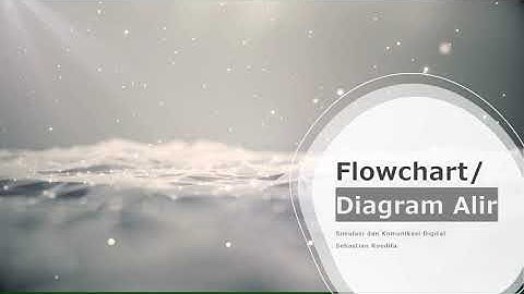 Materi Simulasi & Komunikasi Digital - Flowchart