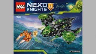 Lego Nexo Knights 72003 Berserker Bomber Instruction