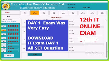 HSC IT online exam day1 | download all questions of DAY1