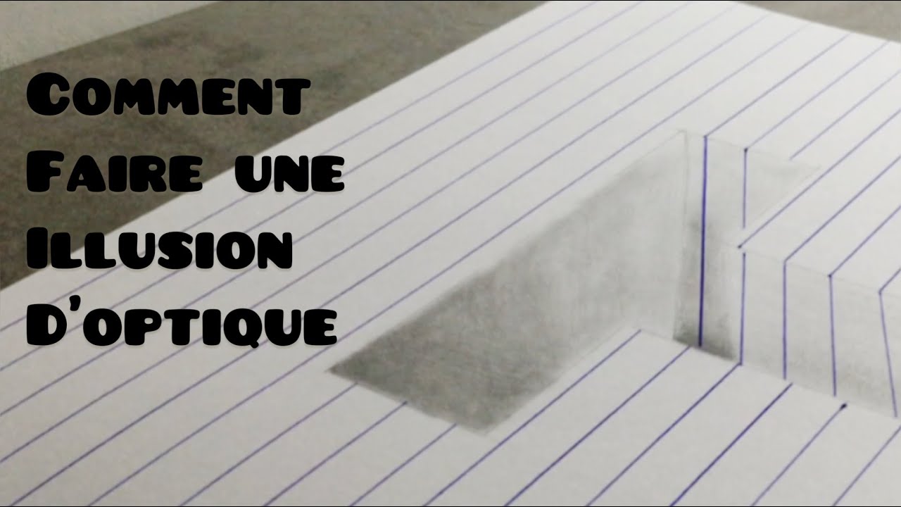 Comment dessiner une illusion d’optique 👀 - YouTube