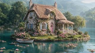🌿💧Inside a Fairytale English Cottage | Home Tour on a Magical Lake & Peaceful Nature Ambience