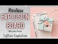 Review: EXPLOSION BOARD en español. Hacemos una cajita explosiva con esta nueva herramienta de We R