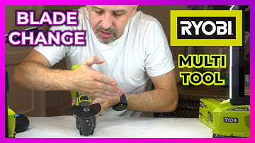 Ryobi Multitool Blade Change and the extra adapter - what is it for?
