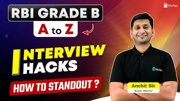 RBI Grade B Interview Preparation Strategy | How To Prepare For RBI Grade B Interview | EduTap RBI
