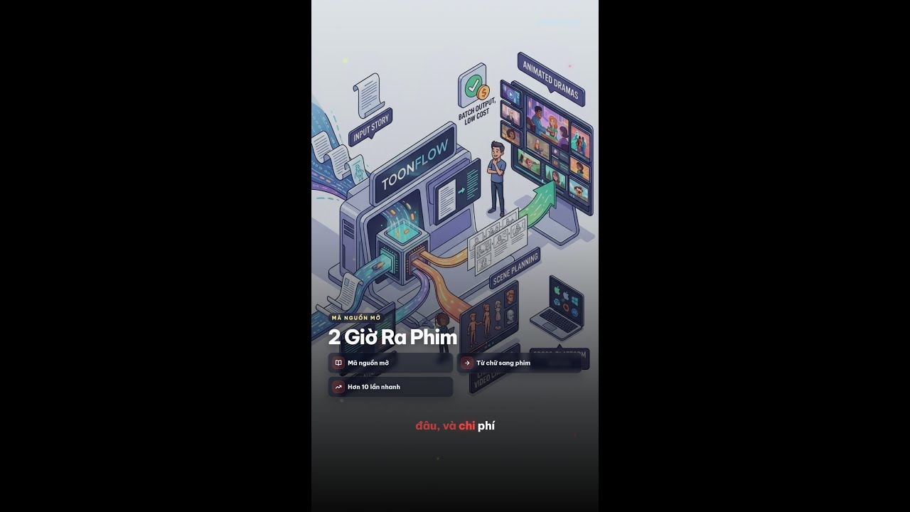 Công cụ AI Toonflow biến kịch bản thành video: 2 giờ ra 1 video?