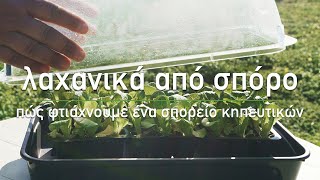 🌱 Πώς φτιάχνουμε σπορείο για καλλιέργεια λαχανικών από σπόρο - Τα Μυστικά του Κήπου