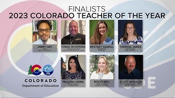 Finalists selected for 2023 Colorado Teacher of the Year