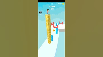 Cube stacker surfer Epic android and iOS gameplay level 297