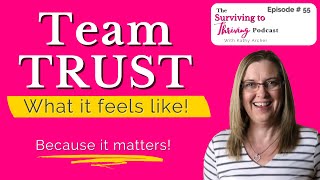 What does trust feel like on a team?