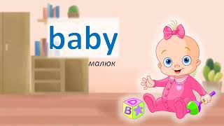 картинка: Англійська мова 1 клас My family lesson 1