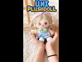 Immersive doll play  uni plush doll 20cm cotton doll in her new clothes for this semester