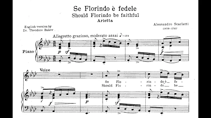 Se Florindo e fedele (Alessandro Scarlatti) - Pian...