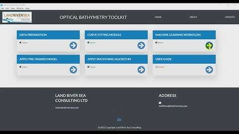 Optical Bathymetry Toolkit Demo Video - Rakahuri / Ashley River