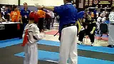 Luke and Reece Simon Spar at Nationals