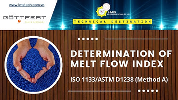 [Melt index][Melt flow index] Determination MI according to ISO 1133/ASTM D1238 Method A