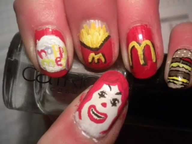 Mcdonalds Nail Art Youtube