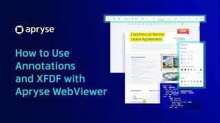 How to Use Annotations and XFDF with Apryse WebViewer