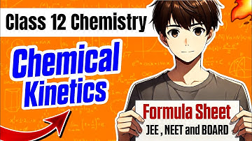 👉 Class 12 Chemistry | ⚡️Chemical Kinetics 🔥 Chapter Formula Sheet ✅️ | JEE | NEET | Board Exam 2025