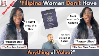 Black Woman Ask What Do Filipino Women Have? Resimi