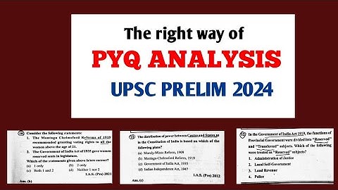 How to Analyse PYQs for UPSC Prelims 2024 | A Step by Step Guide