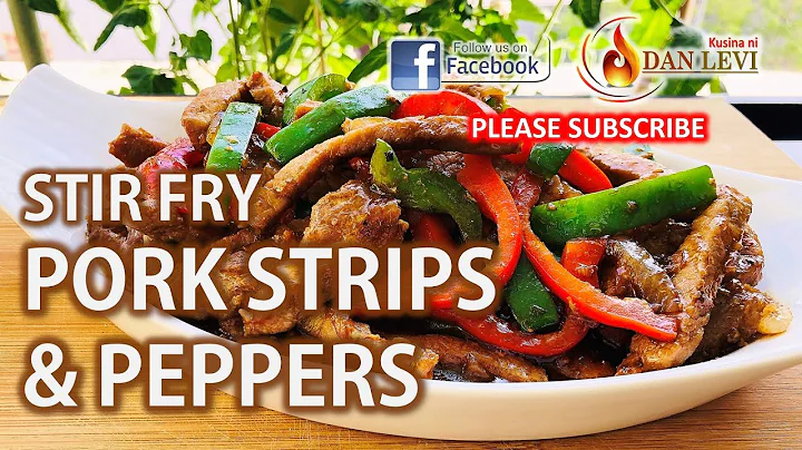 STIR FRY PORK STRIP & BELL PEPPERS ASIAN RECIPE | PORK STIR FRY WITH PEPPER RECIPE | STIR FRY RECIPE - DayDayNews