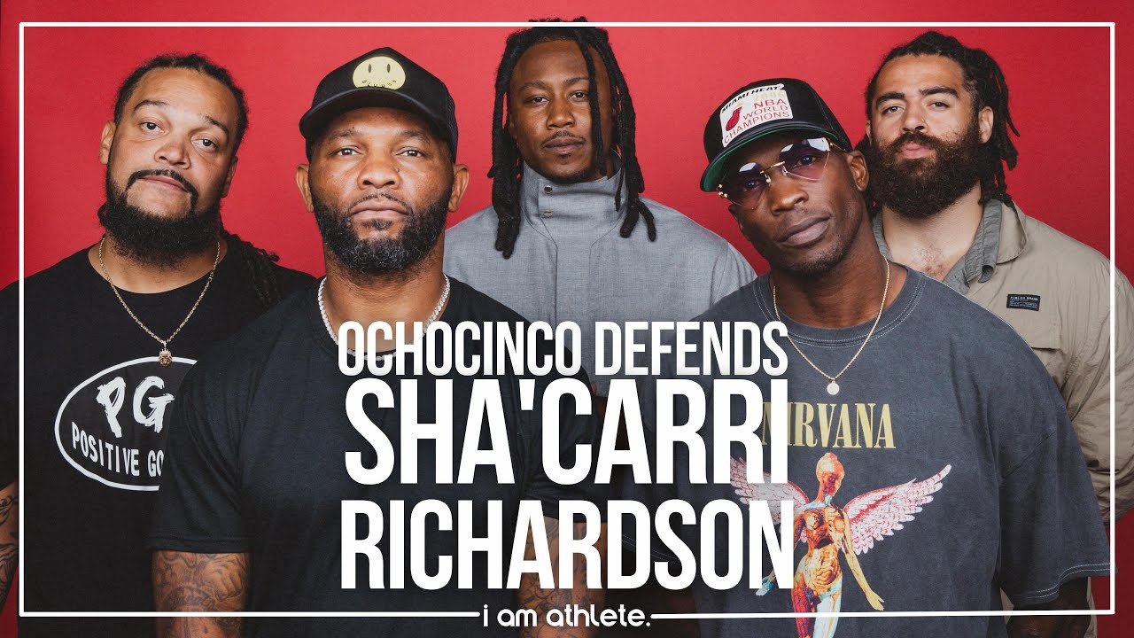 Chad Ochocinco Johnson bets house while defending Sha'Carri Richardson: | I  AM ATHLETE MIAMI - YouTube