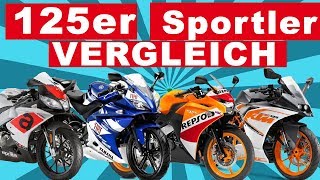 125er Supersportler Vergleich By Youngrider125cc Youtube
