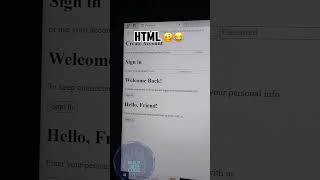 Signed in. Ready to study. Let’s build something amazing! 🚀 #WebDevelopment #buildwithcode#html #css