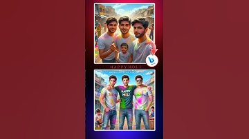 Happy Holi Ai Photo Editing 2024 | Holi Ka Photo Kaise Banaye | Bing Image Creator #bingimagecreator
