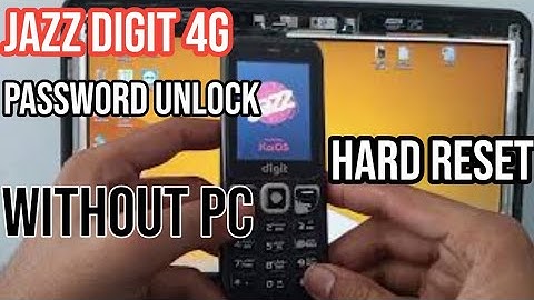 Jazz Digit 4G Password Unlock without Pc Jazz digit 4g Hard Reset Password Unlock by Laptop solutio