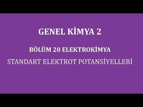 Video: Kalomel elektrotun potansiyeli nedir?