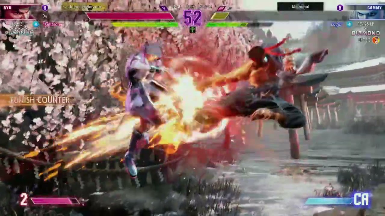 Kintaro eu VS Logix Street Fighter 6 Ranked Match