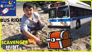 Johny's MTA Bus Ride To Manhattan Beach Scavenger Hunt