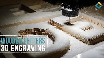 3D Laser Wood Engraving Process | Wooden Signs CNC Cutting