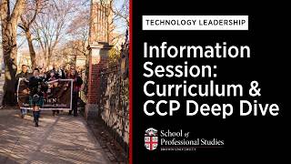 Technology Leadership | Virtual Information Session: Curriculum & CCP Deep Dive | August 20, 2026