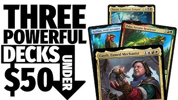 3 POWERFUL Commander Decks on a BUDGET (Vol. 2) | Decks Under $50