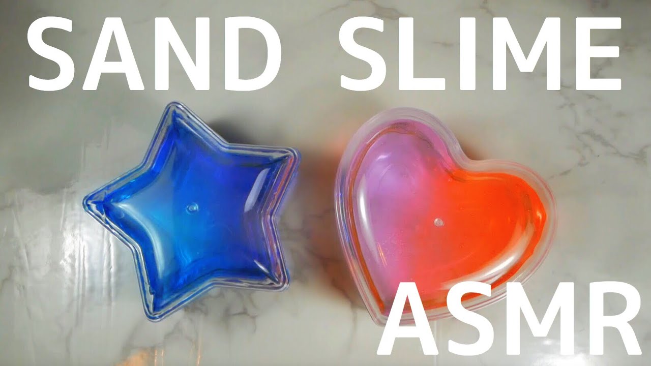 【ASMR】MIXING SAND SLIME・슬라임・史萊姆 | SORA MINI&ASMR