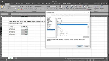 Excel - Obtener Ultimo dia del mes / Saber cuantos dias tiene el mes