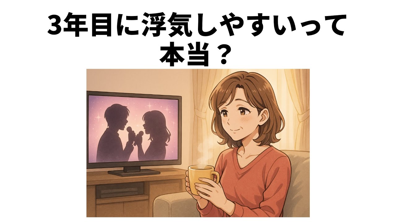 3年目の浮気は本当？心理学と脳科学で解説 