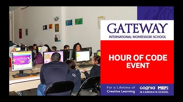 Hour Of Code in Gateway International Montessori School