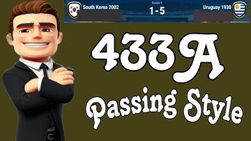 OSM TACTIC 2023 : Best Performance 433A Passing Game at Play Away