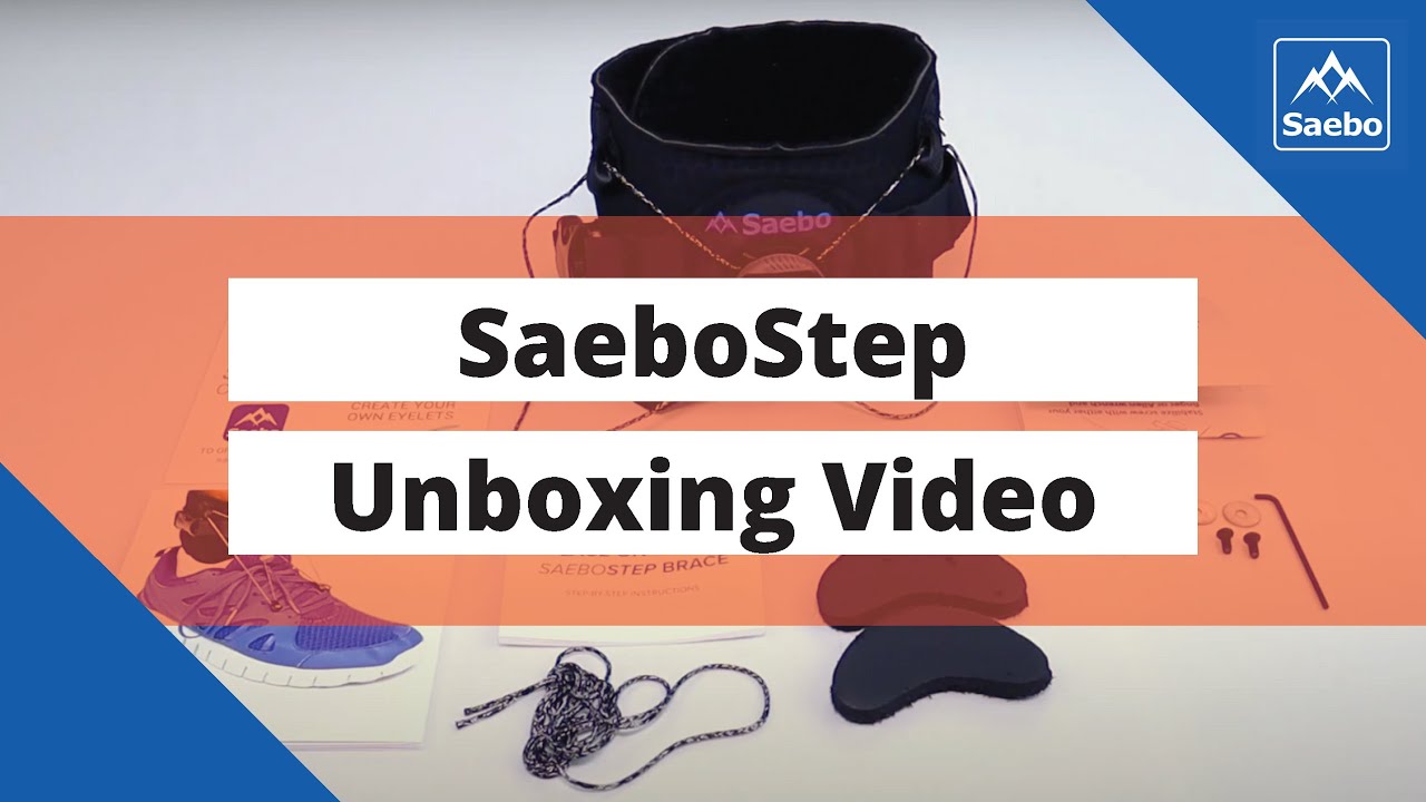 SaeboStep Drop Foot Brace Unboxing Video YouTube