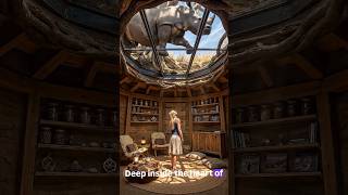 The Secret Treehouse: Living Beneath the Wild! 🌳🦏 #usa #trending #nature #viralvideo #shorts