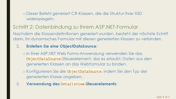 Wie man XSD-Elemente in ein dynamisches Formular in ASP.NET umwandelt