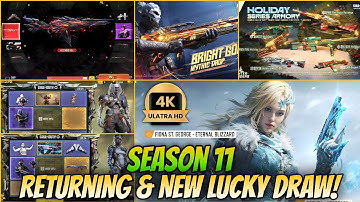 Season 11 All New Returning & Upcoming Lucky Draws 2025 | Street Fighter Lucky Draws | CoD Mobile